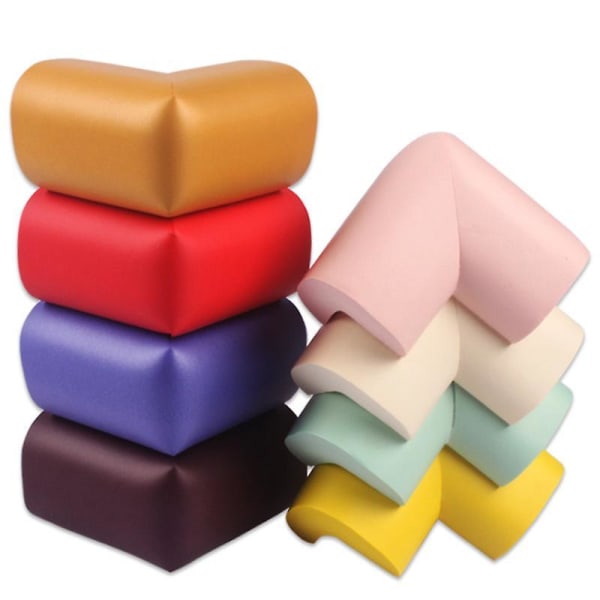 4pcs Baby Table Corner Protector Safety Protection Guards Child Kids F brown 4pcs