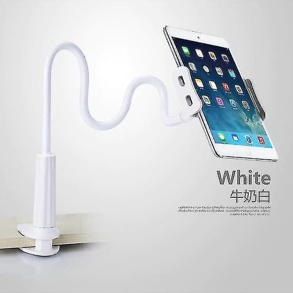 Telefonholder Justerbar Fleksibel Lang Arm (hvit)