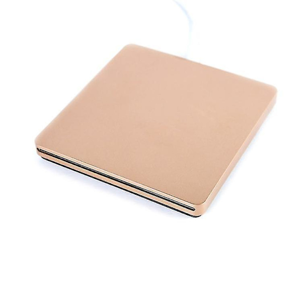 Apple Macbook Pro Air Mac PC Kannettavan USB Ulkoinen Paikka Sisään CD / DVD-asema Polttaja golden