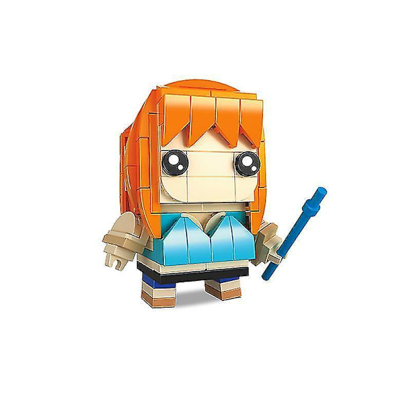 One Piece Building Blocks Toy Luffy Zoro Figure Naruto Building Blocks Kakashi  Block Cube Toy Small Particles Children Puzzle 7