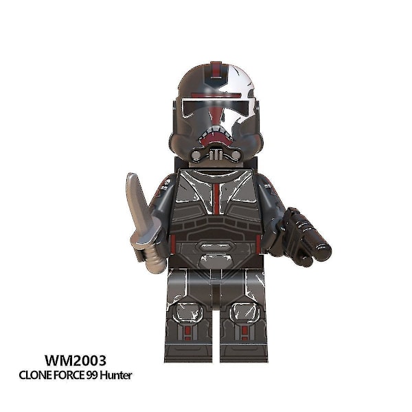 8pcs Star Wars Series Destroyer Jesse Assembled Minifigure Building Blocks Children's Toy