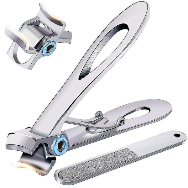 Nail Clippers For Thick Nails,wide Jaw Opening Nail Clippers1 Piecesilver