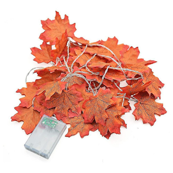 String Lights Maple Leaf Twinkle Lighting Decorations For Christmas A1