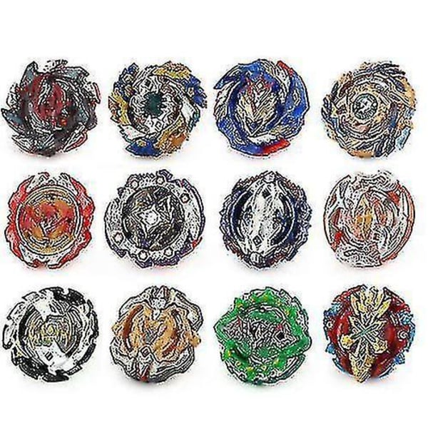 12x Beyblade Burst Spinning Tops Set Spinning With Grip Launcher + Foam Storage Case12pcs