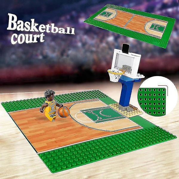 Fangnuonbabasketball Court Building Blocks Estrella Jordan Kobe Minifigurapuppet Decorative Blocks