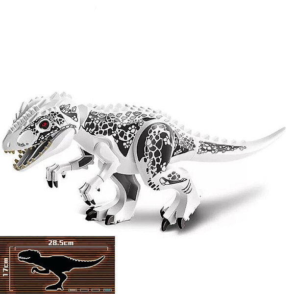 28cm Moc Big Jurassic Dinosaur World Spinosaurus Ankylosaurus Carnotaurus Dino Building Block Model Diy Bricks Educational Toys L07