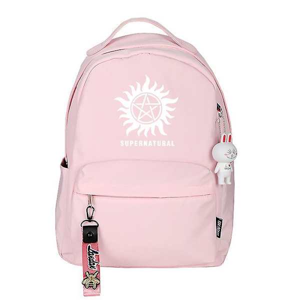 Supernatural Cosplay Backpack Cartoon Student School Shoulder Bag Teentage Laptop Travel Bags Gift 3
