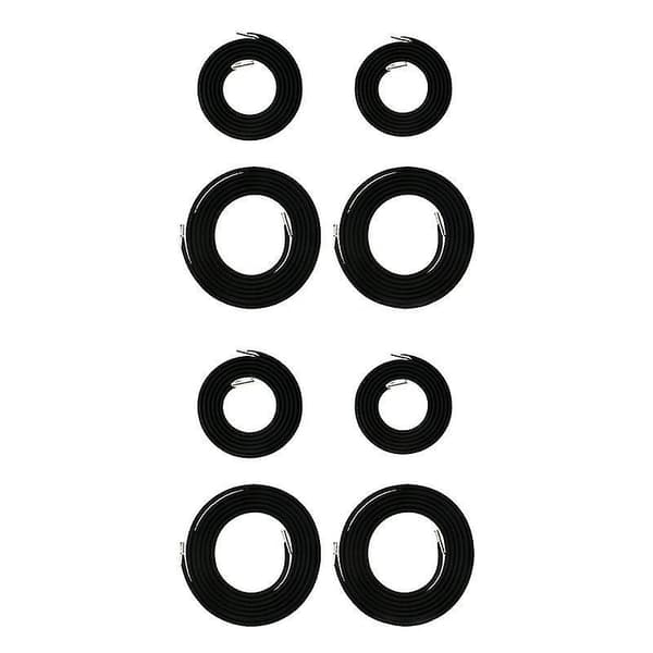 8pcs Chair Replacement Cords Rubber Rope Thickness Rubber Rope Chairs ( Black )