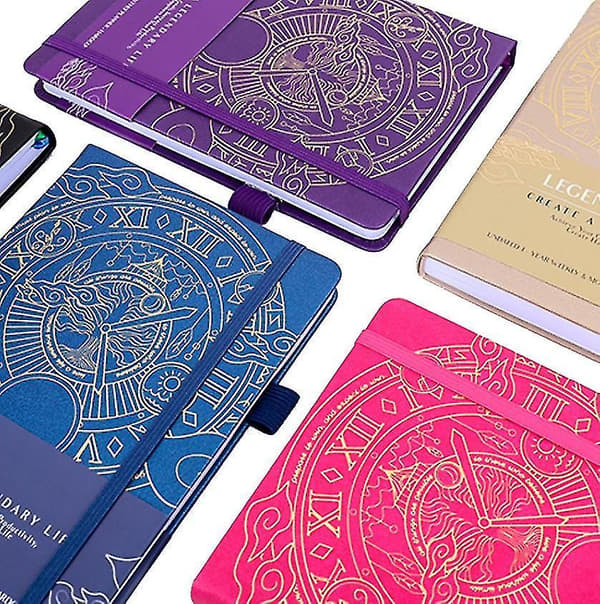 Colorful Weekly & Monthly Goal Setting Planner, Notepad purple