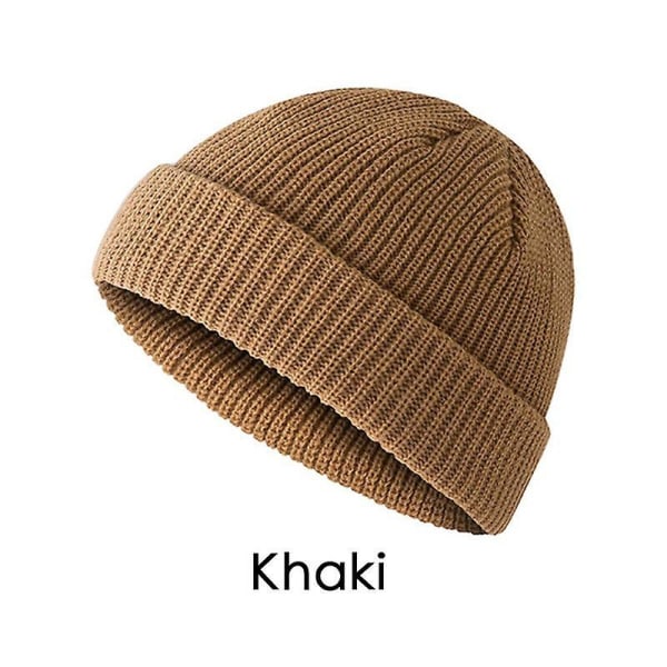 2021 New Arrival Pure Colors Unisex Retro Women Men Knitted Beanie Hat Wool Beanie Autumn Winter Hats Caps