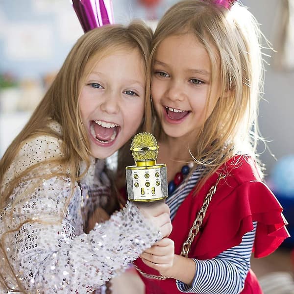 Bluetooth Multi-function Handheld Wireless Karaoke Microphone For Kids