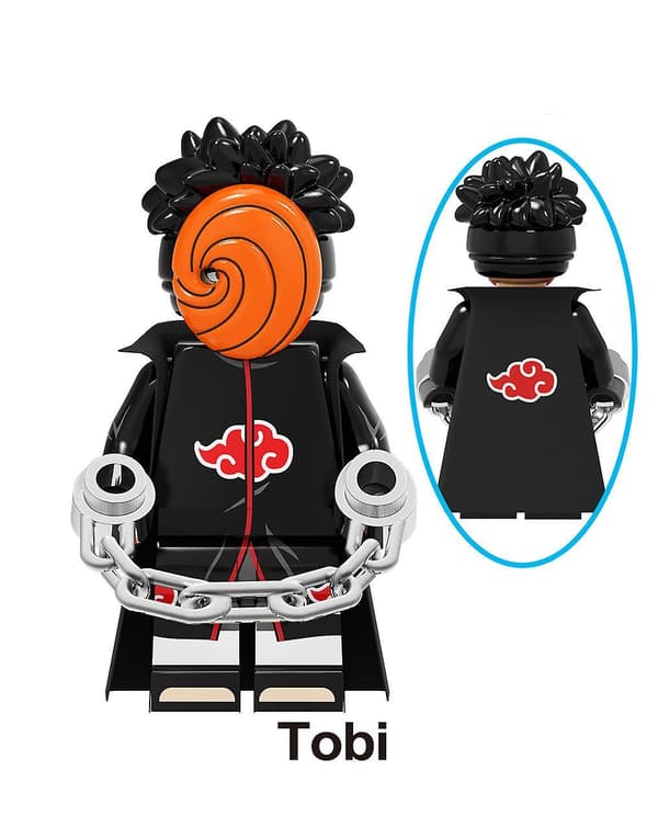 8 stk. Naruto Uzumaki Naruto Samlet Byggeklods Minifigur