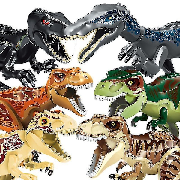 Large Building Blocks Assembled Educational Dinosaur Toys, A Variety Of Dinosaur Models S6