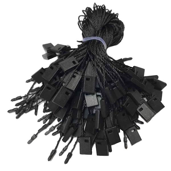 100pcs Nylon String Hang Tag Fasteners Black 1000pcs