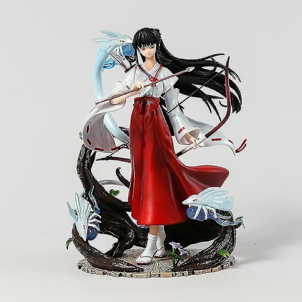 Inuyasha Kikyo Gk Patsas Keräilyhahmo Mallinukke Koristelelu 25cm no box
