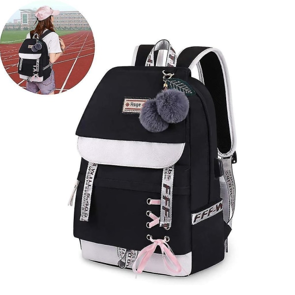 School Backpack Girls Satchels With Ergonomic Design Waterproof