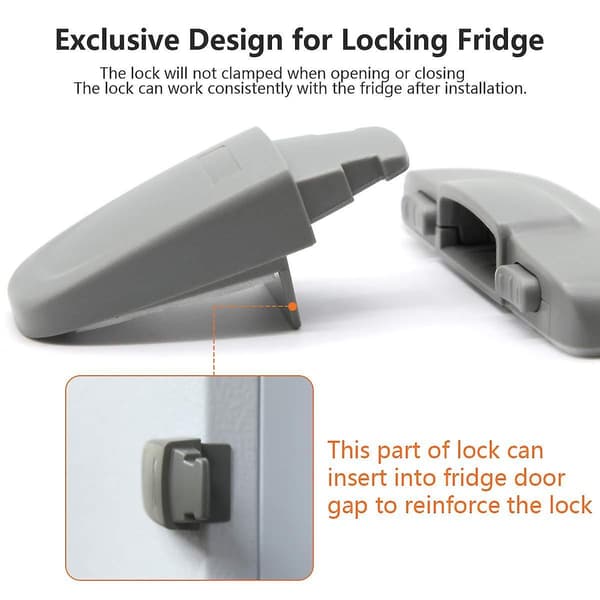 Home Refrigerator Fridge Freezer Door Lock,latch Catch Fridge Locks