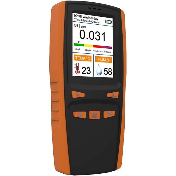Portable Ozone Analyzer Multifunctional O3 Ozone Meter Air Detector Smart Sensor Ozone Meter Air Quality Pollution Monitor