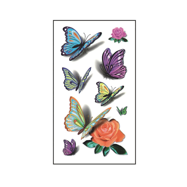 Temporary Tattoos For Adult Women Butterfly Sexy Small Butterflies Sle