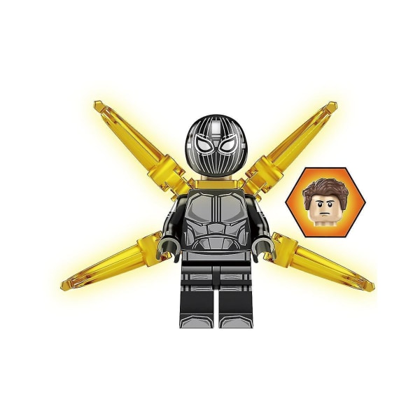 9pc Spiderman Puzzle Boy Small Particle Building Block Minifigure