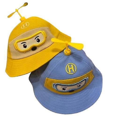 Caps med Propell Fiskarhatt Hodevind blue