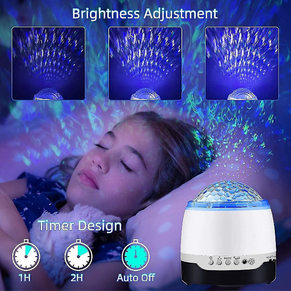 Led Projector Night Light,acsergery Projector Built-in Bluetooth