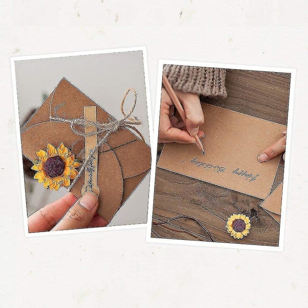 100pcs Mini Gift Card Envelopes, Handmade   Envelopes Cute Kraft Paper