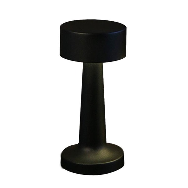 Touch Sensor Bar Rechargeable Table Lamps Black