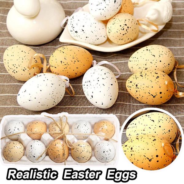 10 Pcs Easter Decorative Birthday Gifts Speckle Pattern Simulation Dec