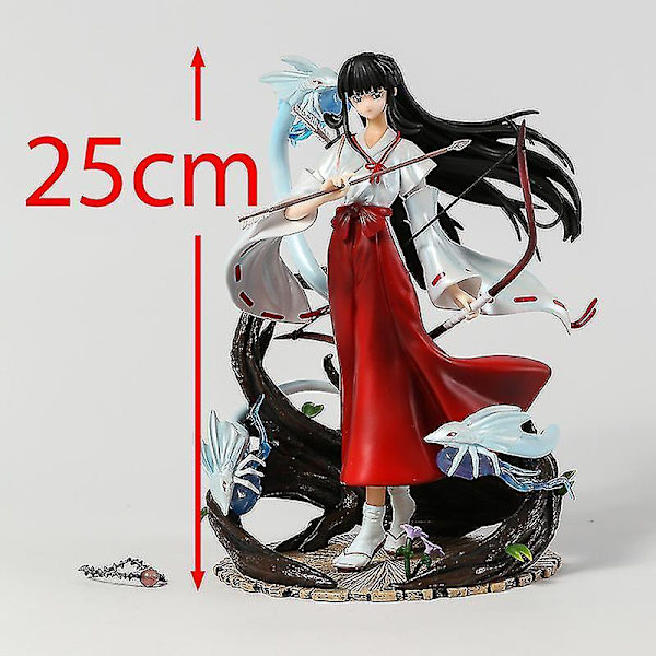 Inuyasha Kikyo Gk Patsas Keräilyhahmo Mallinukke Koristelelu 25cm no box