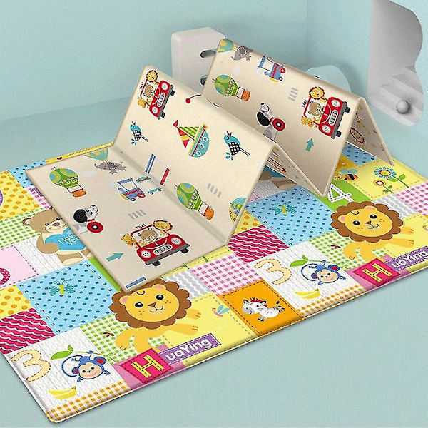 Baby Crawling Mat Waterproof Thick Nursery Rug Large Rectangular Kids Carpet 180x100x1cmB