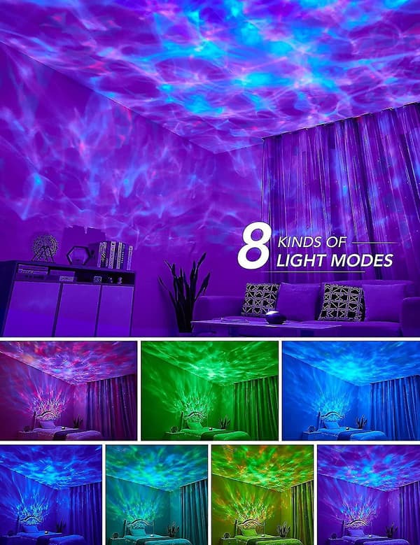 Northern Lights Aurora Projector, 3 In 1 Night Light With White Noise, Timer, Bluetooth Speaker, Galaxy Light Skylight Space Light For Ceiling