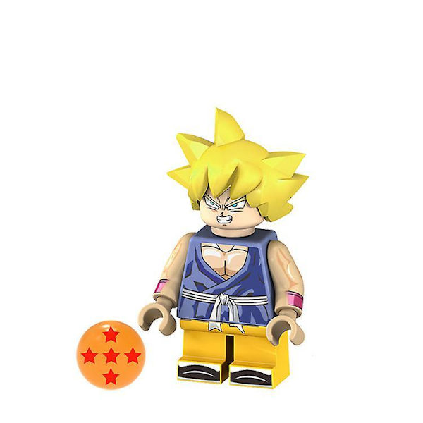 8 stk. Anime Dragon Ball Monkey King Klin Monkey Fan Børns Pædagogiske Samlede Byggeklods Minifigur Legetøj
