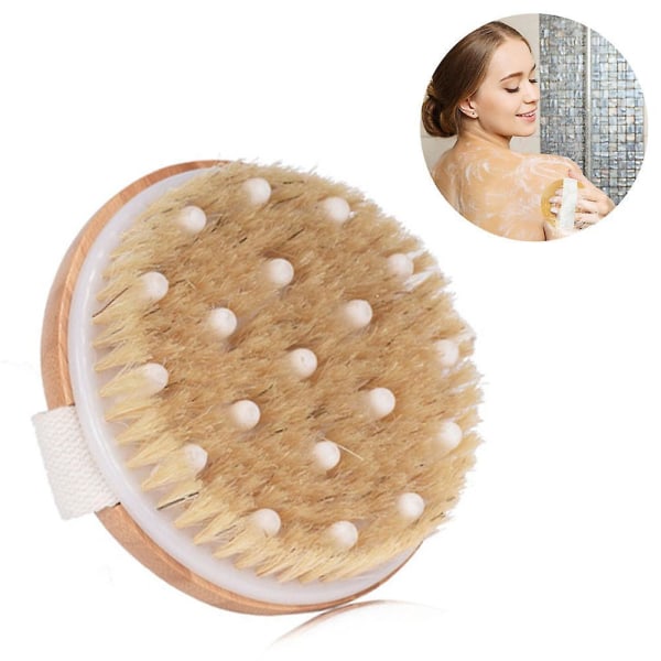 Body Brush Compatible With Wet Or Dry Brushing - Gentle Exfoliating Compatible With Softer, Glowing Skin - Get Rid Of Your Cellulite And Dry Skin, Imp Style 3
