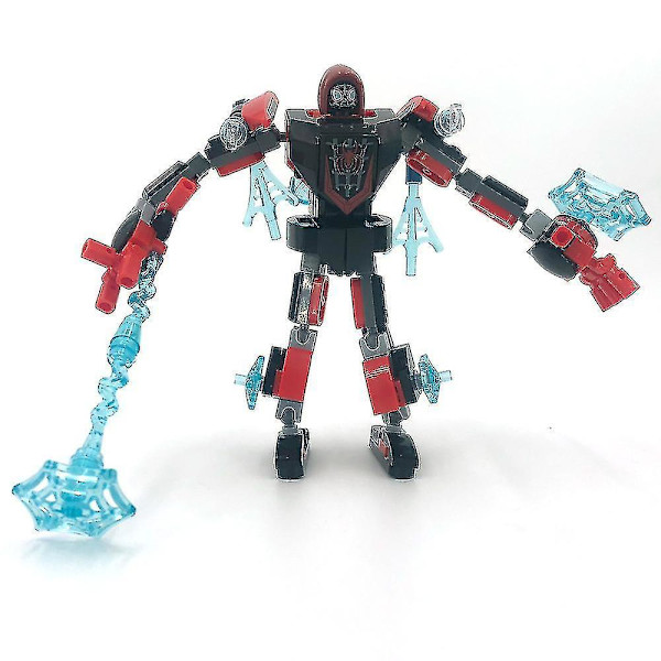 12cm Disney Avengers Spide Man Myers Assembled Building Block Toys