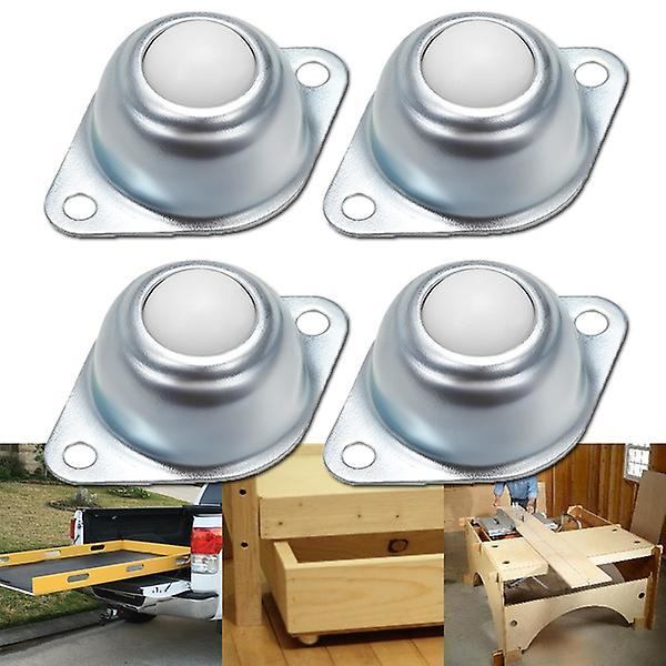 Universal Rotation Ball Transfer Units Cy-15a Flange Mounted Nylon Roller Ball Casters 22lbs Load Capacity 8pcs