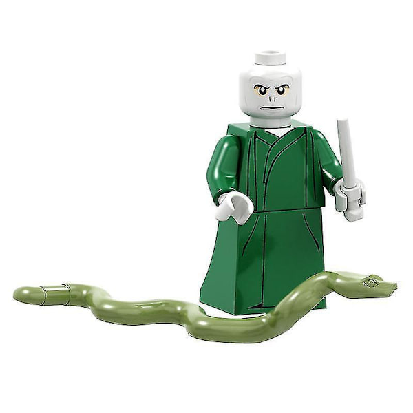 8pcs Harry Potter Doll Queenie Jacob Voldemort's Magical Animal Assembling Building Block Minifigure Toy