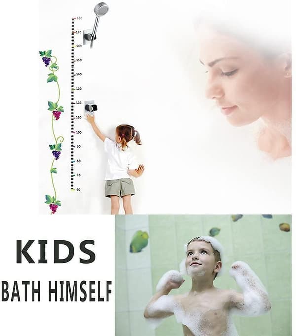 Hand Shower Bracket No Drilling Glue Angle Adjustable Shower Holder Shower Bracket, Super Power
