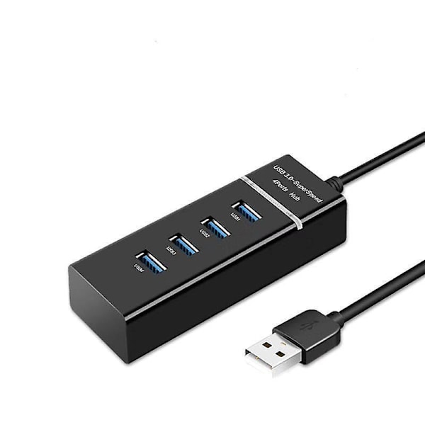 4-port Usb 3.0 Hub, Ultra-slim Data Usb Hub With 30cm Extended Cable