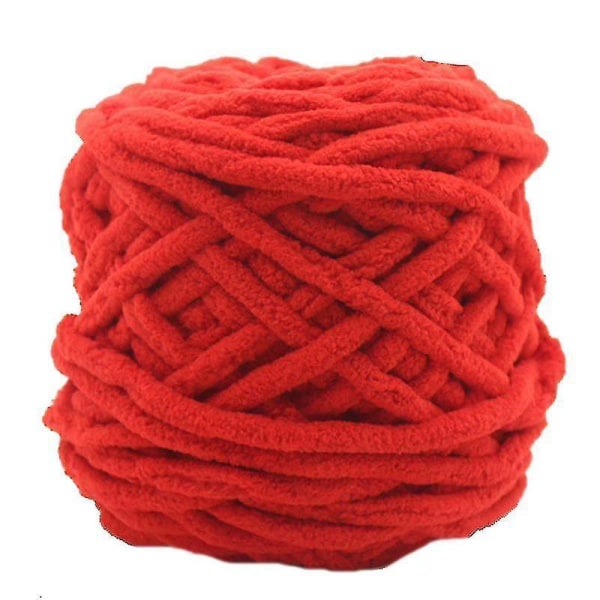 Chunky Knit Chenille Yarn Scarf Yarn