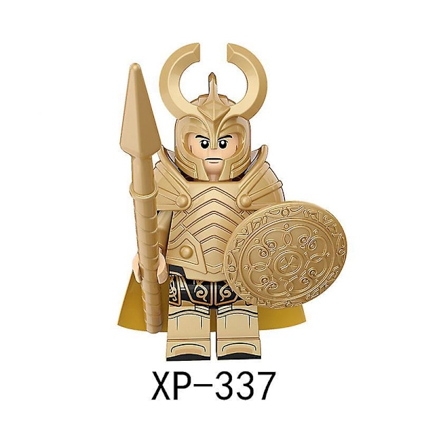Asgard Warrior Building Blocks Guard Army Children Assembled Building Block Toys 8pcs