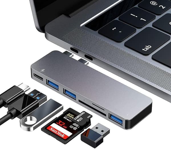 Usb C Hub,6 In 1 Usb C To Hdmi Adapter