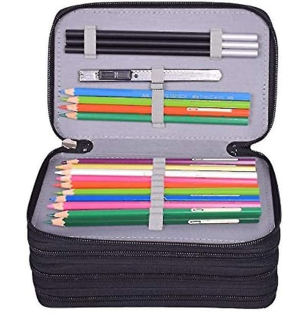 Pencil Case Studenter Etui Penalhus 72 Blyanter Til Skole Kontor