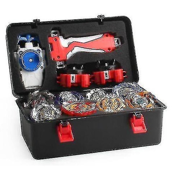 12x Beyblade Burst Spinning Tops Set Spinning With Grip Launcher + Foam Storage Case12pcs
