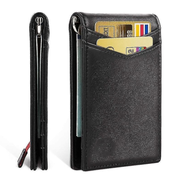 Men Genuine Leather Card Holder Wallet Purse