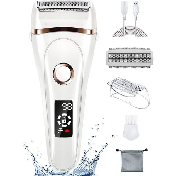 Electric Lady Shaver, 3 In 1 Rechargeable Electric Razor For Women,trimmer Body Hair Remov
