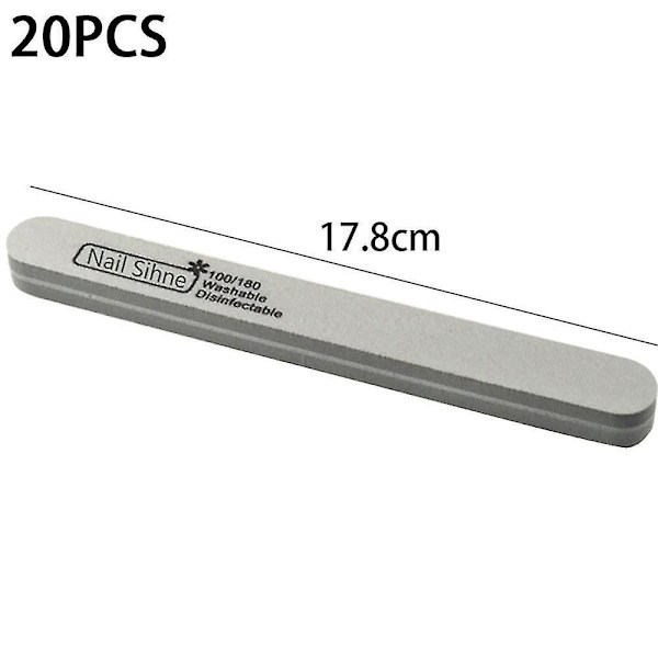 Scrub Nail Buffer File Double Sided Emery Board For Natural Nail Professional