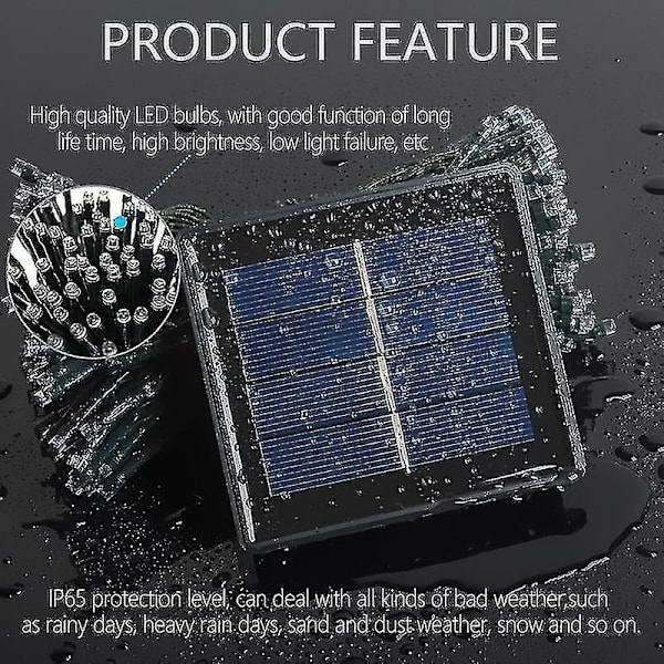 Waterproof Led Solar Fairy-lights String multicolor