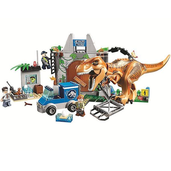 Ideas Jurassic World Dinosaur 10927 10924 10920 Rakennuspalikat Tyrannosaurus Palikat Ajoneuvolelut Lapsille Joululahjat 10920 ilman alkuperäistä laatikkoa