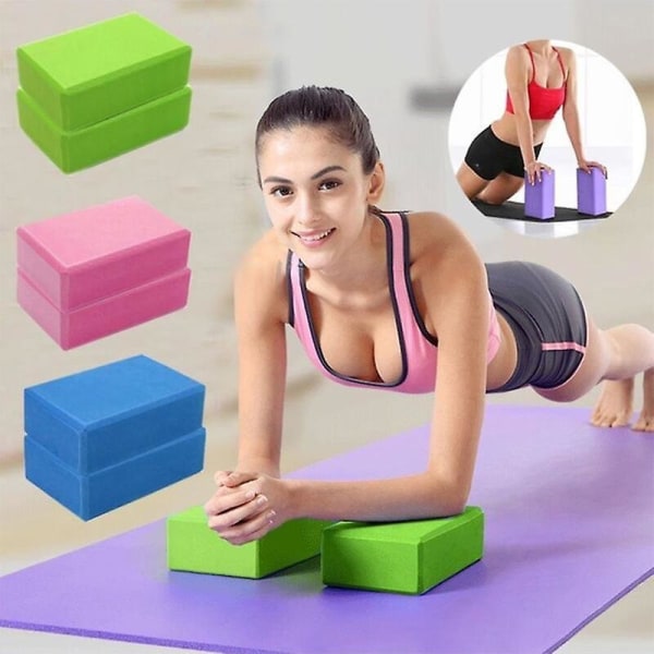 Yoga Brick Sports Foam Exercise Stretch Aid Body Shape Health Training Fitness Brick 1pcs F